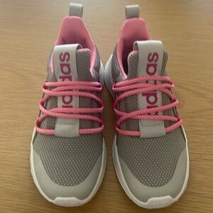 Adidas lite racer running shoes. Slip on (no tie). Worn once.